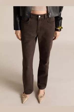 MANGO Cecilia High Rise Straight Leg Jeans