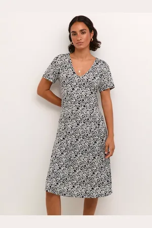 Kaffe Mille Floral Print Jersey Dress