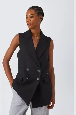 John Lewis Sleeveless Double Breasted Blazer