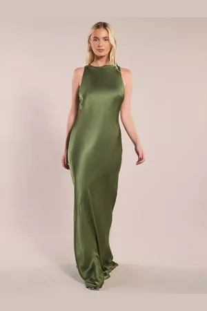 Rewritten Paris Satin Crossback Bridesmaids Dress