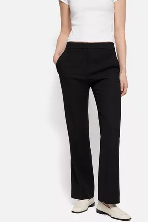Jigsaw Petite Mason Fluid Twill Kick Flare Trousers