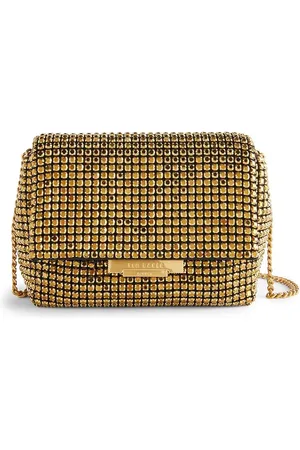 Ted Baker Gliters Crystal Embellished Mini Cross Body Bag, Gold