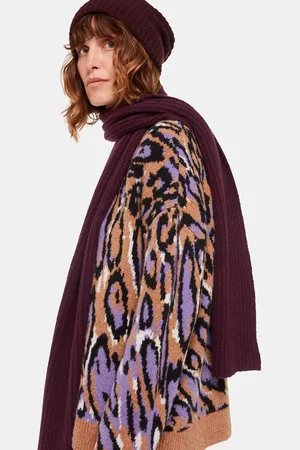 Whistles Rib Knit Scarf