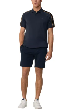 Hackett Sports Cotton Blend Regular Fit Short Sleeve Polo Shirt