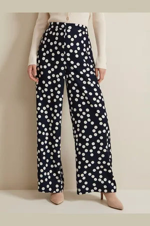 Phase Eight Mairead Polka Dot Wide Leg Trousers