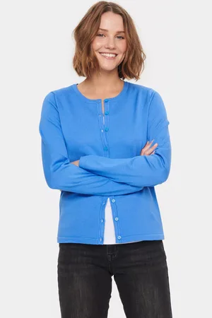Saint Tropez Mila Round Neck Cardigan