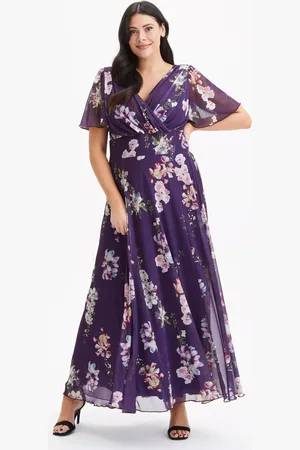 Scarlett & Jo Isabelle Angel Sleeve Maxi Dress