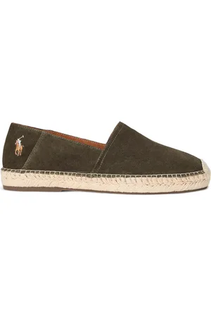 Ralph Lauren Cevio Suede Espadrille Sandals