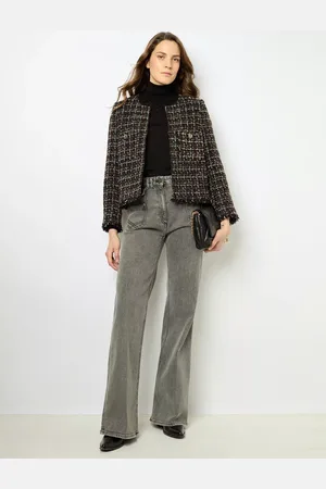Gerard Darel Mathilda Tweed Wool Blend Jacket