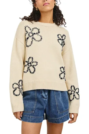 Rails Zoey Flower Embroidered Jumper