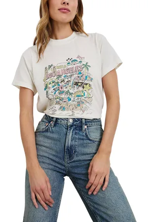 Rails Los Angeles Graphic Boyfriend T-Shirt