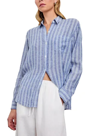Rails Charli Stripe Linen Rich Shirt