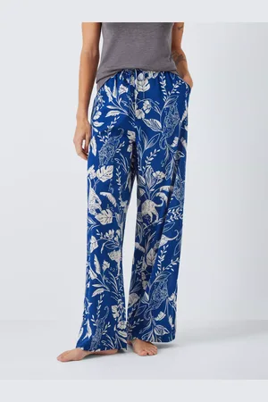 John Lewis Botanical Leopard Cotton Modal Blend Pyjama Bottoms