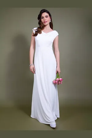 Alie Street Cruise Cowl Neck Wedding Dress