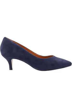 JONES BOOTMAKER Yulia Suede Stiletto Heel Court Shoes