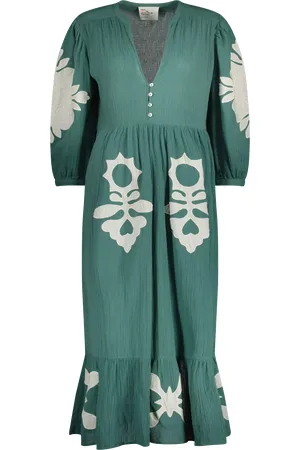 Leon & Harper Roza Contrast Floral Dress