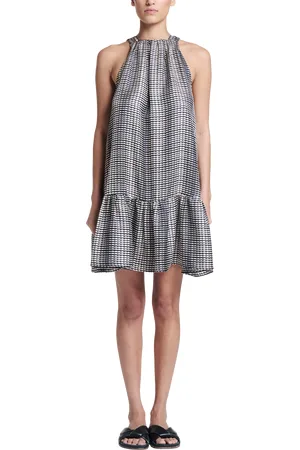 ASCENO Adana Pure Silk Mini Dress