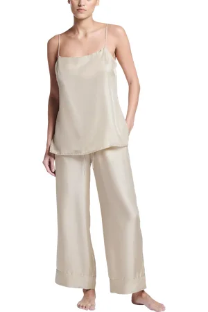 ASCENO Tulum Pure Silk Twill Cami Top
