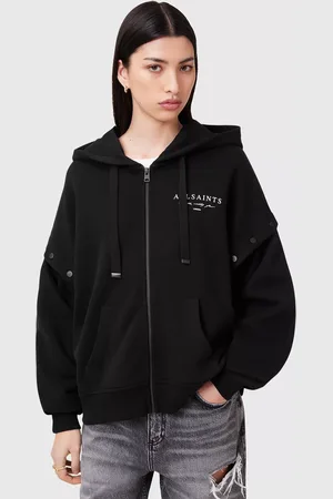 AllSaints Aroma Amphia Graphic Back Pure Organic Cotton Hoodie