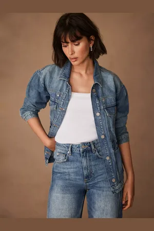 mint&berry Waist Detail Denim Jacket