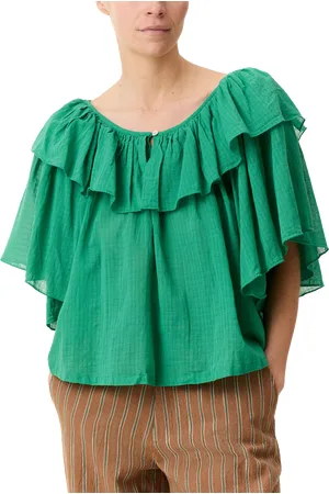 Leon & Harper Casey Ruffle Top