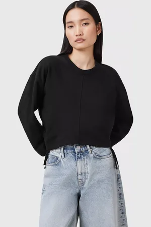 AllSaints Mira Tie Side Pure Organic Cotton Sweatshirt