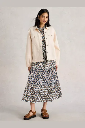 White Stuff Camille Organic Cotton Denim Jacket