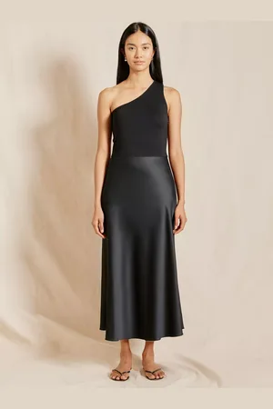 Albaray Asymmetric Jersey Bodice Maxi Dress