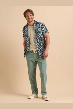 Brakeburn Cotton Regular Fit Floating Daisy Print Shirt