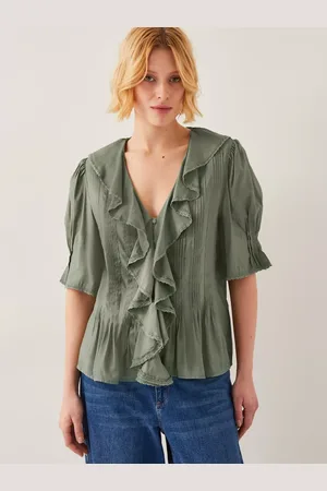 Monsoon Celeste Ruffle Top