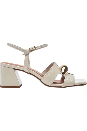 Moda In Pelle Myana Leather Block Heel Strappy Sandals