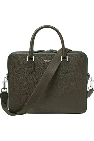 ASPINAL OF LONDON Leather Slim Briefcase
