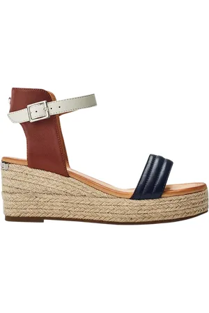 Moda In Pelle Kolanthia Raffia Wedge Heel Sandals