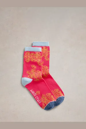 White Stuff Pop Daisy Ankle Socks