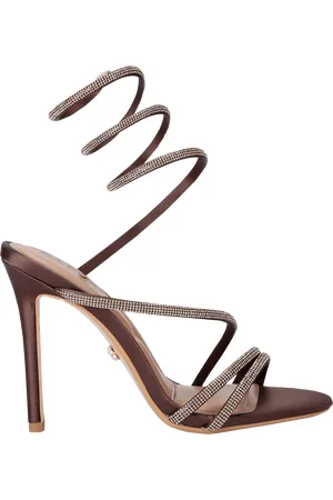 Carvela Spiral Diamante Embellished Strappy Sandals