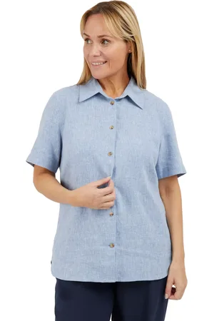 ROHAN Sera Linen Blend Easy Care Short Sleeve Shirt