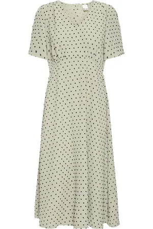 Ichi Zabby Textured Spot Dress
