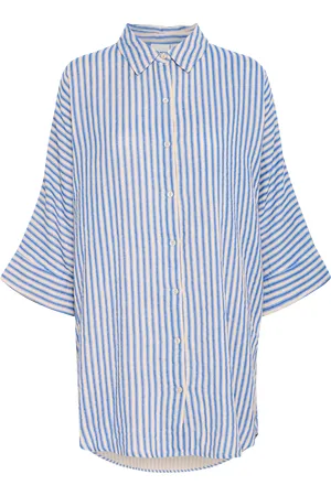 Ichi Foxa Stripe Beach Shirt