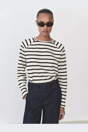 MANGO Timon Stripe Sweatshirt