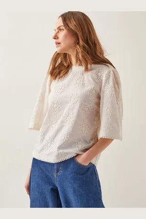 Monsoon Harika Floral Embroidered Top