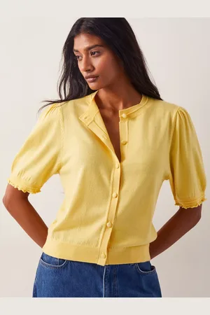 Monsoon Tegan Puff Sleeve Cardigan