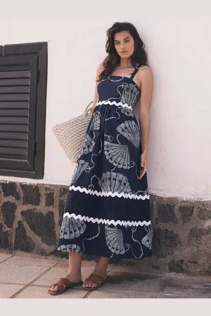 mint&berry Shell Print Maxi Dress