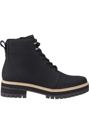TOMS Wylder Water Resistant Leather Lace-Up Ankle Boots