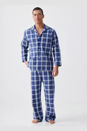 British Boxers Check Crisp Cotton Pyjamas
