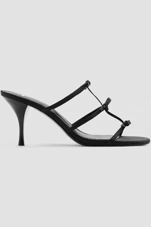 MANGO Merlot Stilettto Heel Strappy Sandals