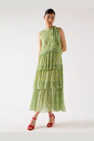 L.K. Bennett Kristin Blossom Sleeveless Maxi Dress