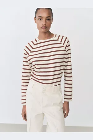 MANGO Timon Stripe Sweatshirt