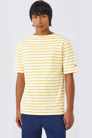 Armor.lux Cotton Regular Fit Short Sleeve Stripe T-Shirt