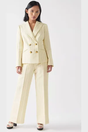 L.K. Bennett Petite Amore Linen Blend Trousers