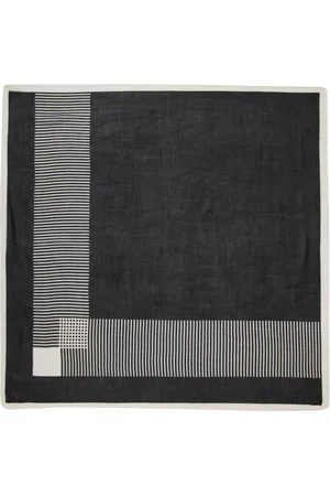 Sisley Black Printed Scarf